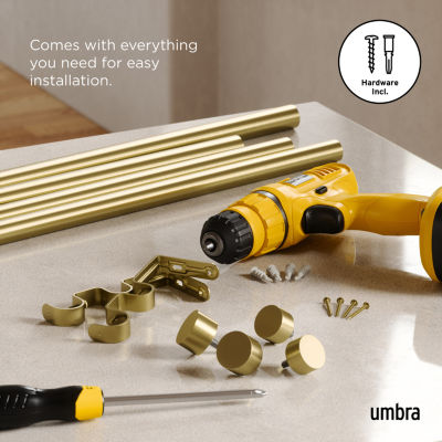 Umbra Mix & Match Cappa Double Curtain Rod