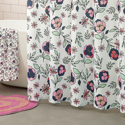 Forever 21 Dextra Floral Shower Curtain