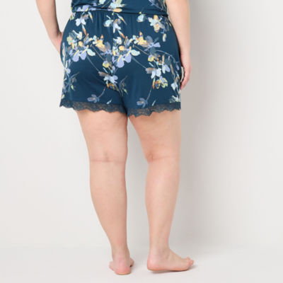Ambrielle Womens Plus Pajama Shorts