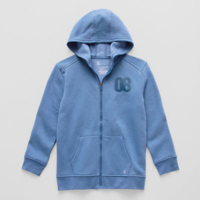 Xersion Little & Big Kid Boys Long Sleeve Fleece Zipper Active Hoodie