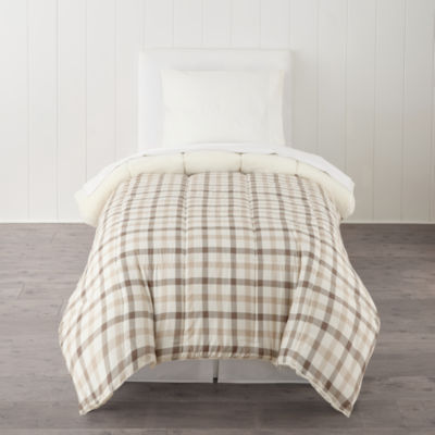 Home Expressions Plush Ultra Soft Down Alternative Reversible Comforter