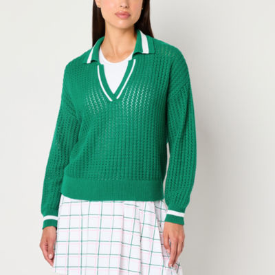 Xersion Womens Long Sleeve Knit Pullover Sweater