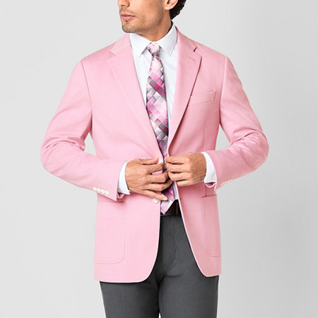 Van Heusen Mens Stretch Fabric Modern Fit Sport Coat, 42 Regular, Purple