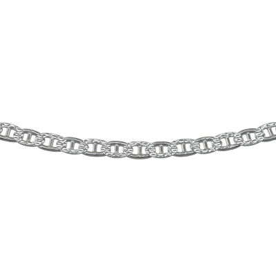 Made in Italy Womens Sterling Silver 20 Inch Link Chain Necklace