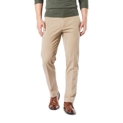 Dockers Workday Khaki With Smart 360 Flex Mens Straight Fit Flat Front ...