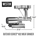 Weston Butcher Series #22 Meat Grinder And Sausage Stuffer