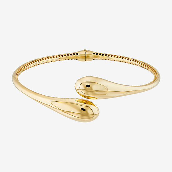 Made in Italy Womens Gold 14K Gold Cuff Bracelet - JCPenney