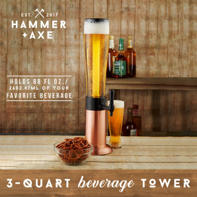 Hammer + Axe™ Beer Tower Drink Dispenser