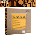 Refinery & Co. 10 Piece Premium Solid Wood Tic-Tac-Toe Board Game