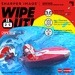 Sharper Image RC Wave Rage, Wireless Rechargeable Bumper Boat with Tow Rider