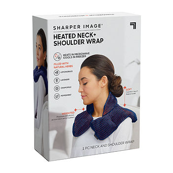 Sharper Image Heated Neck And Shoulder Massager Wrap 1 ct