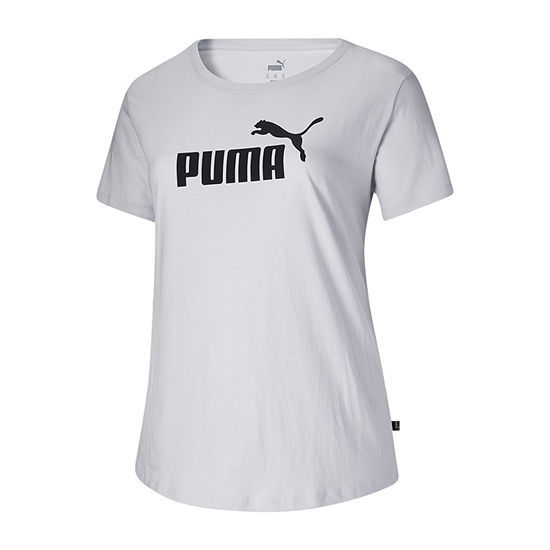 Puma Plus Womens Crew Neck Short Sleeve Graphic T-Shirt