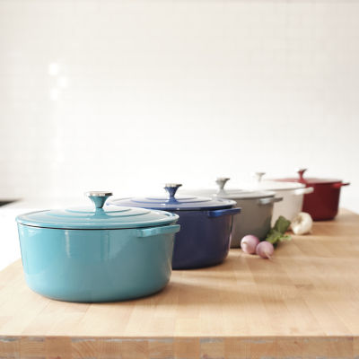 Cooks Cast Iron Dutch Oven with Lid JCPenney