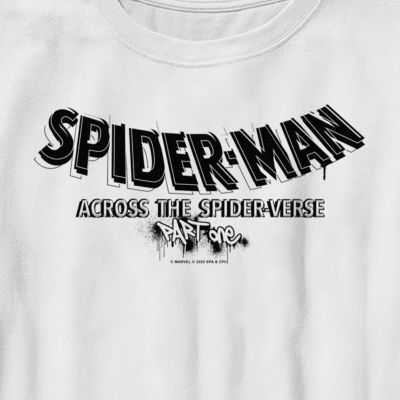 Little & Big Boys Spider-Man: Across The Spider-Verse Crew Neck Short Sleeve Spiderman Graphic T-Shirt