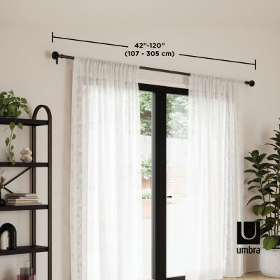 Umbra Finn 1 IN Adjustable Curtain Rod