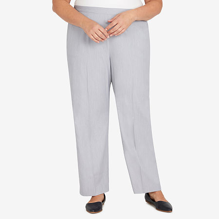  Alfred Dunner Lady Like Womens Straight Pull-On Pants
