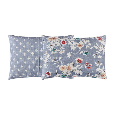 Richmond Park Talia Floral 3-pc. Midweight Comforter Set