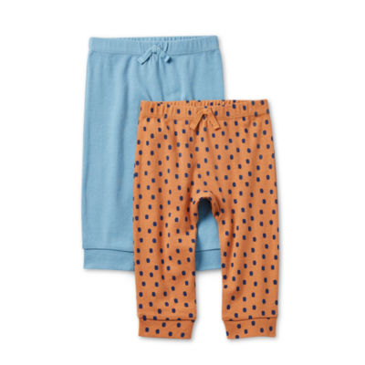 Okie Dokie Baby Unisex 2-pc. Cuffed Pull-On Pants