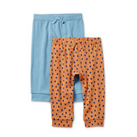 Okie Dokie Baby Unisex 2-pc. Tapered Pull-On Pants, Newborn, Blue