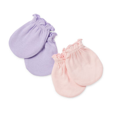 Okie Dokie Baby Girls 2-pc. Baby Mittens