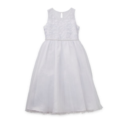 Jcpenney girls white outlet dresses