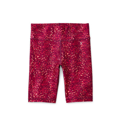 Xersion Little & Big Girls Mid Rise Stretch Fabric Bike Short