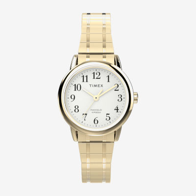 Timex Easy Reader Womens Gold Tone Stainless Steel Strap Watch Tw2w52400jt