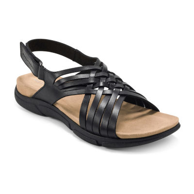 Easy Spirit Mar Womens Criss Cross Strap Footbed Sandals