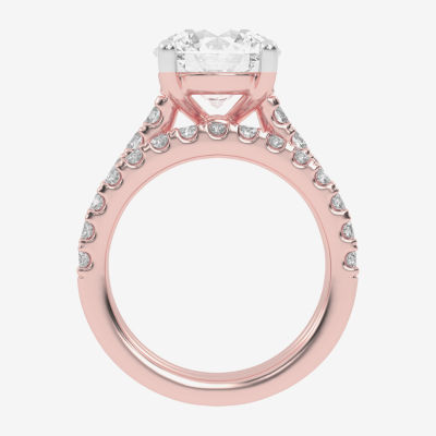 (G-H / Vs2-Si1) Womens 5 CT. T.W. Lab Grown White Diamond 14K Gold Round Bridal Set