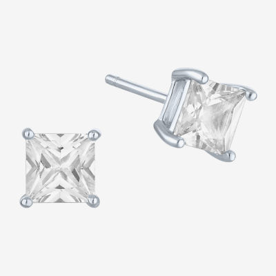 Yes, Please! Womens Lab Created White Sapphire Sterling Silver 2-pc. Jewelry Set