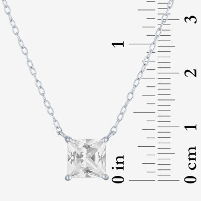 Yes, Please! Womens Lab Created White Sapphire Sterling Silver 2-pc. Jewelry Set