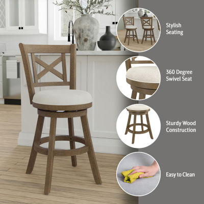 Hamlin Counter Height Swivel Bar Stool