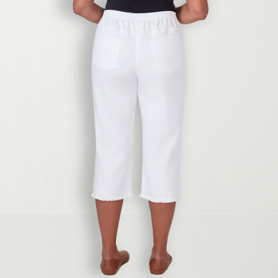 Alfred Dunner Blue Bayou Mid Rise Capris