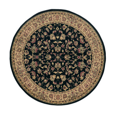 Castello Rachel Traditional Oriental Sarouk Indoor Round Area Rug