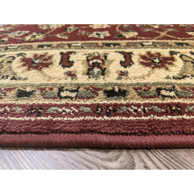 Castello Rachel Traditional Oriental Sarouk Indoor Rectangular Accent Rug