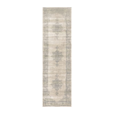 Radici Colosseo Traditional Vintage Distressed 26"X91" Indoor Rectangular Runner