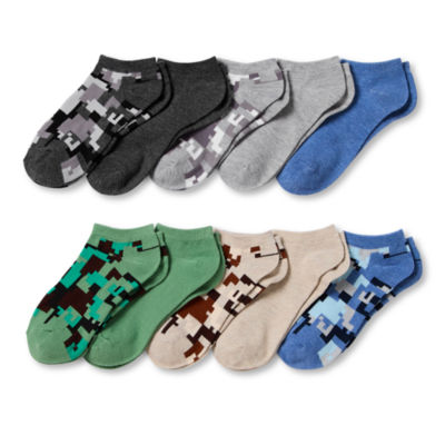 Thereabouts Little & Big Boys 10 Pair Low Cut Socks