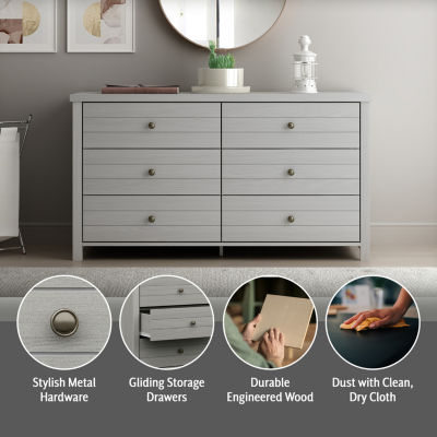 Harmony 6-Drawer Dresser