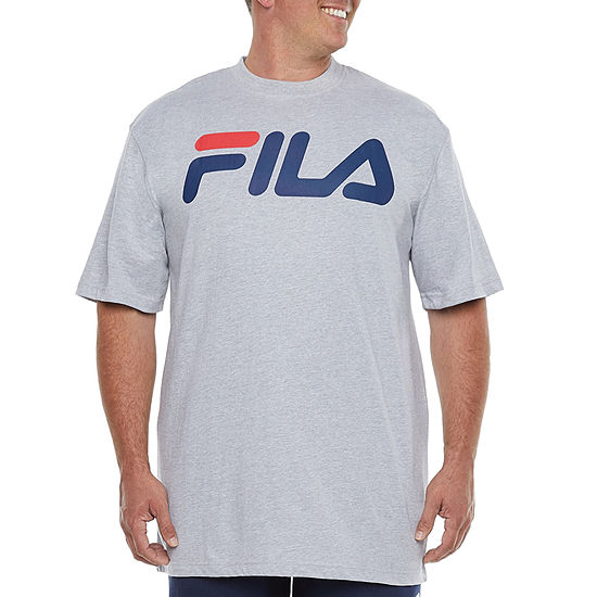 Fila Pre-Booked Mens Crew Neck Short Sleeve Jersey Big and Tall