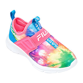 Fila Landbuzzer Little & Big Girls Running Shoes, Color: Multi White -  JCPenney