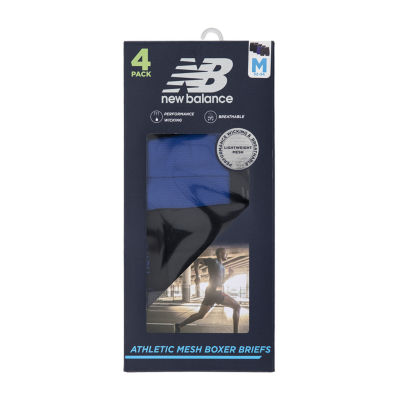 New Balance Mens 4 Pack Boxer Briefs Nb3015-4
