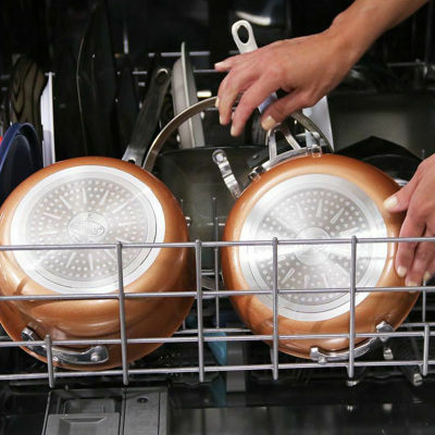 Gotham Steel Stackmaster 3 Piece Stackable Cookware Set