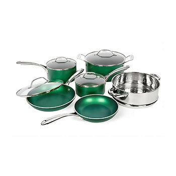 Granitestone Emerald 10-pc. Nonstick Pots and Pans Cookware Set