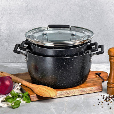 Granitestone Nesting Dishwasher Safe Aluminum Stockpot