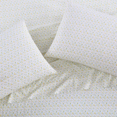 Laura Ashley 200tc 100% Cotton Percale Sheet Set