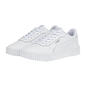 Puma Carina 2.0 Womens Sneakers, Color: White Silver JCPenney
