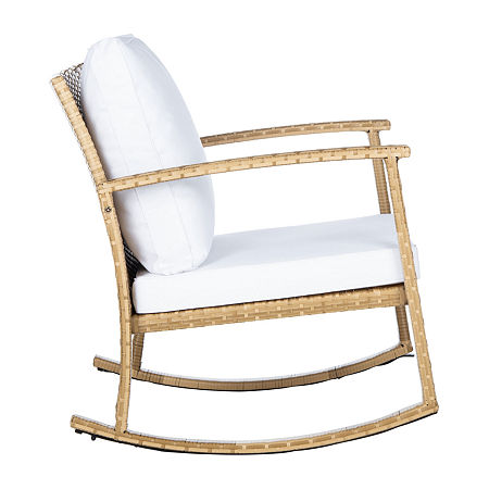 Daire Rocking Chair, One Size, White