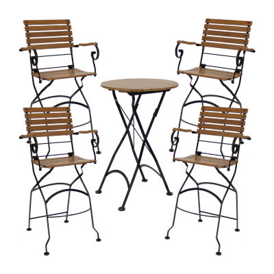 Contemporary 5-pc. Bistro Set Folding