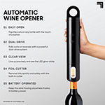 Sharper Image Wine Opener Automatic with Removable Foil Cutter and LED
