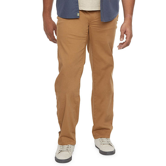 mutual weave Mens Big and Tall Adaptive Relaxed Fit Flat Front Pant